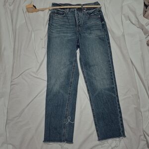 Old Navy High-Rise Straight Leg Jeans - Blue Wash